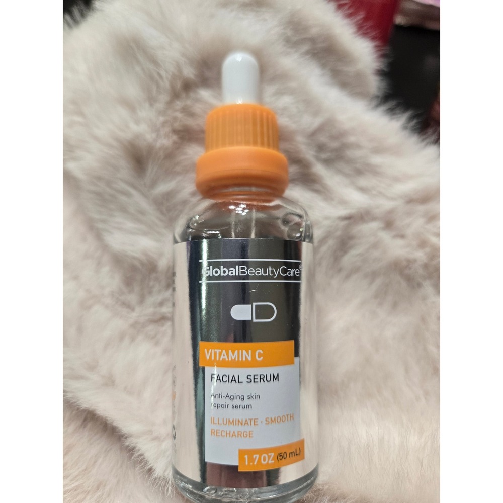Global Beauty Care Vitamin C Facial Serum Anti-Aging Skin Repair 1.7 oz 50ml New